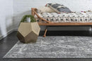 Unique Loom Rosso Collection Vintage, Traditional, Bohemian, Geometric, Distressed, Southwestern Area Rug, 2' 0" x 3' 0", Gray/Ivory by CozyNest Decor