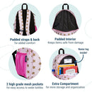 Wildkin 15-inch Kids Backpack – Durable, Padded, Adjustable for School & Travel - Pink and Gold Stars by TinyTreasures Baby Boutique