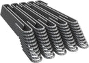 Vodaland Rebar Stakes J Hook Extra Heavy Duty 1/4 inch Coated Steel Ground Anchors with Chisel Point End (100) by CozyNest Decor