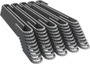 Vodaland Rebar Stakes J Hook Extra Heavy Duty 1/4 inch Coated Steel Ground Anchors with Chisel Point End (50) by CozyNest Decor