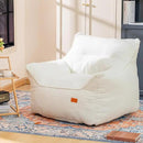 Bean Bag Chair for Adults, Comfy Tufted Bean Bag Chair Sofa with Armrests, Lazy Beanbag Chair with Foam Filler Stuffed Bean Bag Couch Sofa for Reading in Bedroom, Living Room and Dorms by CozyNest Decor