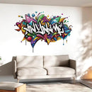 Personalized Name Graffiti Wall Decal Custom Name Graffiti Street Art Brick Room Decor Teen Wall Decals and Stickers for Nursery, Room Walls Decor, Peel & Stick Name Decals for Walls by CozyNest Decor