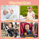 alilo Smarty Bunny Baby Rattle Musical Light Up Toys, Infants Newborns Baby Toys 0-3-6-12-18-24 Months,1 Year Old Boy Girl Gifts, 4 Music Modes and Color Recognition Function with 9 Color Card by TinyTreasures Baby Boutique
