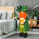 Large St Patricks Day Gnome Plush Decorations Outdoor, Cute Standing Saint Patricks Day Gnomes Gift Decor with Retractable Spring Legs, Placed Outside Yard/Porch/Garden/Indoor/Home/Office by GreenHaven Gardens