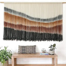 Flber Macrame Wall Hanging Macrame Wall Decor Large-Scale Tie-Dye Tapestry Living Home Room Wall Decor 57" Wx 35" L by CozyNest Decor