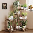 Bamworld Plant Stand Indoor Corner Plant Shelf Wood Plant Holder for Multiple Plants Tall Flower Stands Plants Table Rack Garden Patio Lawn Window 03H by GreenHaven Gardens