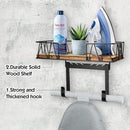 TJ.MOREE Ironing Board Holder Wall Mount - Laundry Room Iron and Ironing Board Hanger Laundry Room Decor Organization and Storage (T&V Shaped) by CozyNest Decor