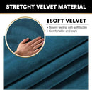 PrinceDeco Sectional Couch Covers Velvet Cushion Covers for Sectional Couch Cushion Covers for Sectional Sofa Separate Sectional Sofa Slipcovers Washable(1 Chaise Back+ 2 Sofa Back,Camel) by CozyNest Decor
