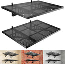 2-Pack 2x3ft Heavy Duty Garage Wall Shelving Garage Storage Rack Bike Wall Shelving Rack 560lbs Load Capacity by GreenHaven Gardens