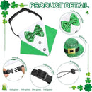 St. Patrick's Day Porch Goose Outfit 23"/ 17'' Statue Tuxedo Bandana Top Hat Cloth for Goose Lawn Decoration(Suit Collar) by GreenHaven Gardens