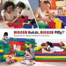 Large Building Blocks for Kids Ages 3-8 – 288 Piece Mega Set – Indoor & Outdoor STEM Toy for Boys & Girls by TinyTreasures Baby Boutique