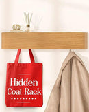OLEEK Wall Coat Rack - Wall Shelf with Hooks - entryway Hooks - entryway Shelf - Modern Coat Rack - Wooden Coat Rack Wall Mount for Home Decor - Wooden Mount for Home Decor - Coat Hanger Wall Mount by CozyNest Decor