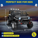 L8 2 Seater Ride On Car, 12V Kids Electric Car w/Remote Control, 4-Wheel Suspension, Bluetooth Speaker, Multi Music Modes, 3 Speeds, LED Lights, Xmas & Birthday Gift Ideas for Kids Ages 3+ by TinyTreasures Baby Boutique