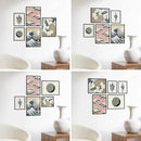 HAUS AND HUES Picture Frames for Wall - Set of 5 black photo frames, Photo Frame Collage, Bulk Picture Frames, Assorted Picture Frames, Picture Frames Bulk (Two 8x10, Three 12x16 Black) by CozyNest Decor
