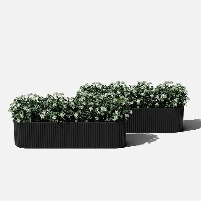 Veradek Demi Series Window Box Planter - Long Planter Box for Windowsill/Balcony | Durable Plastic-Stone Composite Material | Modern Décor for Flowers/Herbs, photo 9 of 9