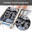 Femuar Laundry Bag Backpack Durable Laundry Bag with Shoulder Straps and Mesh Pockets Portable Laundry Dirty Clothes Hamper Bag for College Dorm (Cow Print) by CozyNest Decor