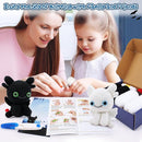Dragon Crochet Kit for Beginners, 2PCS Black and White Dragon Crochet Animal Kit with Step-by-Step Video Tutorials, Crocheting Kits, Crochet Starter Kit for Kid and Adult, Stuffed Animal Knitting Kits by TinyTreasures Baby Boutique