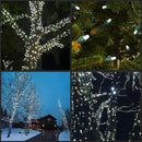 200 Count Cool White Wide Angle LED Christmas Lights, 66 ft Green Wire UL Certified Commercial Grade 5mm Holiday String Light Set (Cool White) by CozyNest Decor