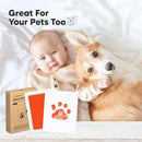 4-Pack Inkless Baby Hand and Footprint Kit - Mess Free Ink Pad for Newborn Keepsake, Dog Nose & Paw Print Kit, Clean Touch Ink Pad for Baby Hand & Footprints, Ideal New Mom Gifts (Autumn, L) by TinyTreasures Baby Boutique