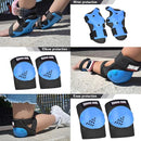 Youth/Kids Knee Pads Elbow Pads Wrist Guards Protective Gear Set for 3-15 Years Child Roller Skates, Skateboard, Cycling, Inline Skating, BMX Bike, Balance Bike, Scooter Riding and Other Outdoor Sports by TinyTreasures Baby Boutique