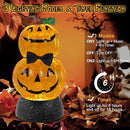 Halloween Snow Globe Lantern Lighted Pumpkin Musical Snow Globe Glitter with 6H Timer Battery and USB Operated Halloween Snow Globes Water Lantern for Spooky Festival Party Decoration (Pumpkin) by CozyNest Decor