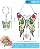 KY&BOSAM I Love You Mom Butterfly Suncatcher for Window Gift for Mom Pressed Flower Between Wings in Glass Metal Engraved Charm Gift for Women Mother's Day Valentine's Birthday Thanksgiving Christmas by GreenHaven Gardens