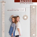 Personalized Wooden Ruler Growth Chart for Kids with Height Markers, Custom Name Growth Chart Hanging Decor for Baby Boy & Girl, Family Measuring Board Wood, Wall Meter for Children (56 in x 3,5 in) by TinyTreasures Baby Boutique