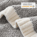 Snuggle Sac Oversized Grey Blanket Twin XL 66X90 for Bed, Reversible Super Soft Warm Cozy Knit Fuzzy Plush Blankets, Heather Dark Grey, 66x90 inches by TinyTreasures Baby Boutique