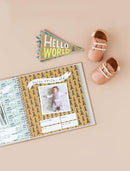 Lucy Darling Little Camper Baby Memory Book – First Year Journal, 5-Year Milestone Scrapbook & Photo Album – Rustic, Woodland Adventure Keepsake for Baby Boy or Girl – Ideal Gift by TinyTreasures Baby Boutique