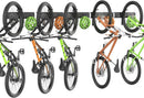 TORACK Wall-mounted Swivel Bike Rack, Garage Vertical Bike Storage Hangers for 5 Bikes Rotating Bike Storage Hooks by GreenHaven Gardens