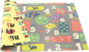 Baby Care Play Mat (Large, Playful - Letters and Numbers) 82'' x 55'' Original One-Piece Reversible Rollable Waterproof Play Mat for Infants, Babies, Toddler, and Kids by TinyTreasures Baby Boutique