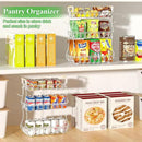 3 Tier Fruit Basket with 2 Banana Hooks, Large Capacity Multifunctional Detachable Sturdy Fruit Bowl with Wooden Handle Mesh Top for Kitchen Counter, for Bread Snacks Vegetables Produce, White by CozyNest Decor