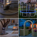 184FT 1000LED Rope Lights Outdoor, Outside LED Rope Lights Plug in String Lights Waterproof 8 Modes Clear Tube Lights for RV Camping Pool Patio Garden Christmas Tree Holiday Decoration(Cool White) by GreenHaven Gardens