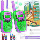 Vvinca Walkie Talkies for Kids Rechargeable, Spider Toys for Ages 3 4 5 6 7 8 9 10 Boys Girls Christmas Birthday Gifts for 3-12 Year Old, 2 Way Radio 22 CH VOX Long Range Walkie Talkie with Flashlight by TinyTreasures Baby Boutique