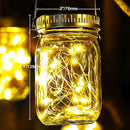 Cooo 12 Pack Solar Lanterns Outdoor Waterproof Upgraded Crystal Glass Solar Mason Jar Lights 30 LED 215% Larger SolarPanel, Anti-Rust Lid（Just a Little More,Get Double The Delight-Warm White） by CozyNest Decor