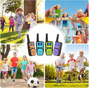 WokTok Small Machine Walkie Talkie,Camping Outdoor Game Toys Christmas Birthday Gift for Boys and Girls 3 4 5 6 7 8 9 10 Years Old Rechargeable with NOAA,Lanyard Kids Walkie Talkie 2 Packs by TinyTreasures Baby Boutique
