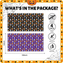 ATFUNSHOP 4 Packs Halloween Tablecloth Disposable Table Cover 54X108 Halloween Decorations Kids Birthday Party Decor for Kids, Spooky Waterproof Spillproof Table Cloth - Perfect for Dinner by CozyNest Decor