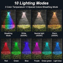 Ellasay Solar Powered Lights for Fence: 10 Lighting Modes with RGB - Waterproof IP65 - Bright Lens LED for Outdoor Wall Garden Deck Patio Porch Yard Pool 16 Pack by GreenHaven Gardens