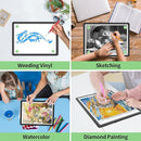 Phylosal Rechargeable A4 Light Pad with Carry Bag, Ultra-Thin Magnetic Tracing Light Box for Drawing, Diamond Art Painting Light Board with Side Button, Super Bright Light Table for Sketching (Black) by TinyTreasures Baby Boutique
