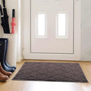 Door Mat Outdoor, 24x36, Welcome Mats for Entryway, Front Doormat for Home Entrance, Indoor Floor Mat, Durable, Non-Slip, Boot Scraper, Catches Muddy and Dirt(Brown) by CozyNest Decor