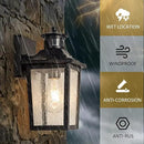 2 Packs Motion Sensor Outdoor Wall Lights - Black Dusk to Dawn Outdoor Lighting, LED Waterproof Exterior Garage Light Fixture, Modern Porch Light Outside Wall Mount for Front Door, House, Anti-Rust by GreenHaven Gardens
