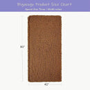 Bigacogo Chunky Knit Throw Blanket for Couch, 40x80 inches, 100% Hand Knitted with Thick Jumbo Chenille Yarn, Cozy Soft Large Rope Knot Cable Crochet Blankets for Sofa Bed Living Room, Caramel by CozyNest Decor