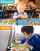 Benresive Reusable Sticker Books for Kids 2-4, Sticker Books for Toddlers 1-3 2-4, Toddler Travel Toys Activities Crafts Gifts - America Map, Fairy, My House by TinyTreasures Baby Boutique