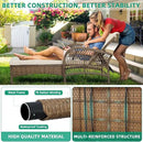 VIVIJASON Outdoor Wicker Chaise Lounge Chair, All-Weather PE Rattan Cushioned Patio Lounger Chair, 6-Position Adjustable Pool Sunbathing Recliner with Armrest & Pillow for Poolside Deck Yard, Beige by CozyNest Decor