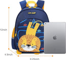 Cute Lion Toddler Backpack for Girls & Boys Mini Animal Cartoon Travel Bag for Babies 1-5 Years Durable & Lightweight Baby Backpack (Lion Design) by TinyTreasures Baby Boutique