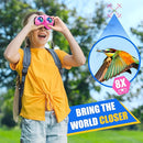 LET'S GO! Binocular for Kids, Compact High Resolution Shockproof Binoculars by TinyTreasures Baby Boutique