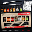 Deluxe Grilling Gift for Men - BBQ Accessories - Gourmet Spice Blends & Seasonings, Tongs, BBQ Magnet, Meat Rubs, Unique Gift for Dad, Son, Brother, Father in Law, Cooking Chefs, Guys, 17 Piece Set by GreenHaven Gardens