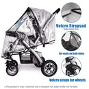 Stroller Rain Cover,Universal Stroller Accessory,Waterproof, Windproof Protection,Protect from Dust Snow,Baby Travel Weather Shield by TinyTreasures Baby Boutique