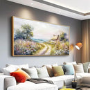 ZUITINGHUA Wood Framed Canvas Wall Art For Living Room Large Wall Decor For Office Bedroom Decoration Country Road Landscape Pictures Farmhouse Paintings Artwork Mural Aesthetic Home Decor 30x60 In by CozyNest Decor