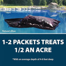 Airmax Black DyeMond Pond Dye Packets Natural Water Colorant for Ponds, Beneficial UV Blocking Color Concentrate, Fish, Bird & Animal Safe, 16 Packet by GreenHaven Gardens